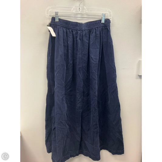 Skirt Midi By Madewell In Navy, Size: Xs