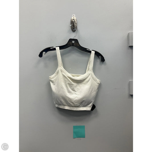 Athletic Bra By Yogalicious In Cream, Size: L