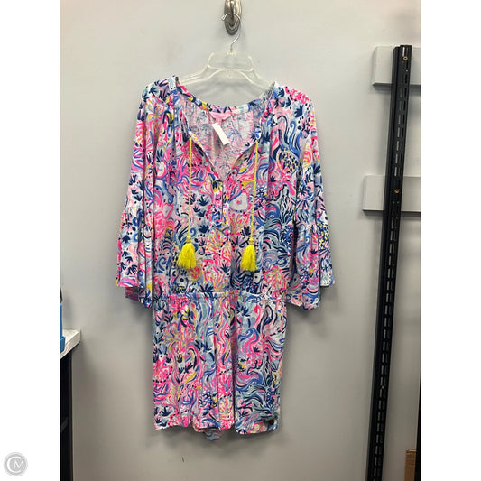 Romper Designer By Lilly Pulitzer In Multi-colored, Size: L