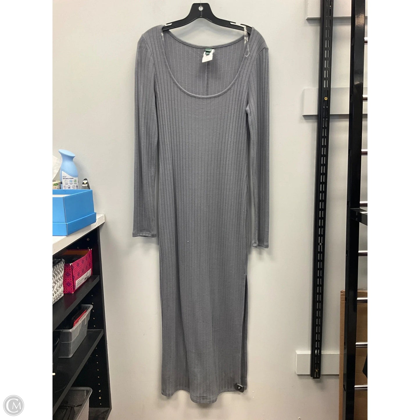 Dress Casual Maxi By Wild Fable In Grey, Size: L