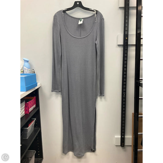 Dress Casual Maxi By Wild Fable In Grey, Size: L