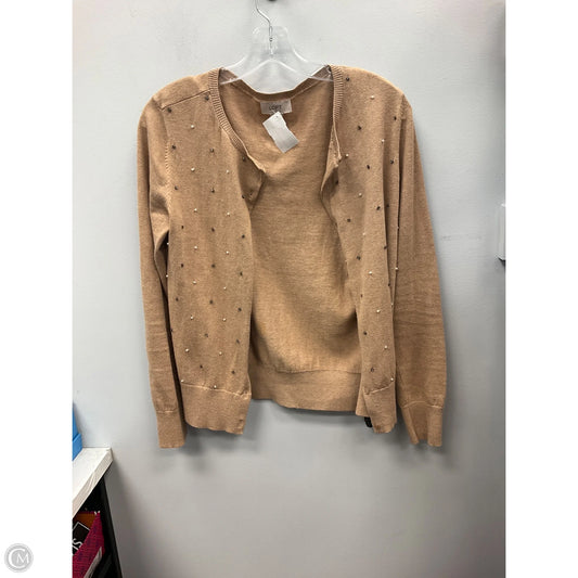 Cardigan By Loft In Tan, Size: S