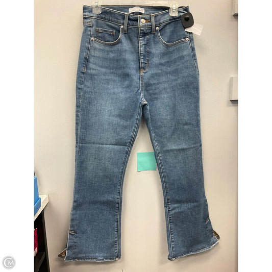 Jeans Boot Cut By Loft In Blue Denim, Size: 8
