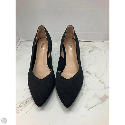 Shoes Heels Kitten By Mia In Black, Size: 6.5
