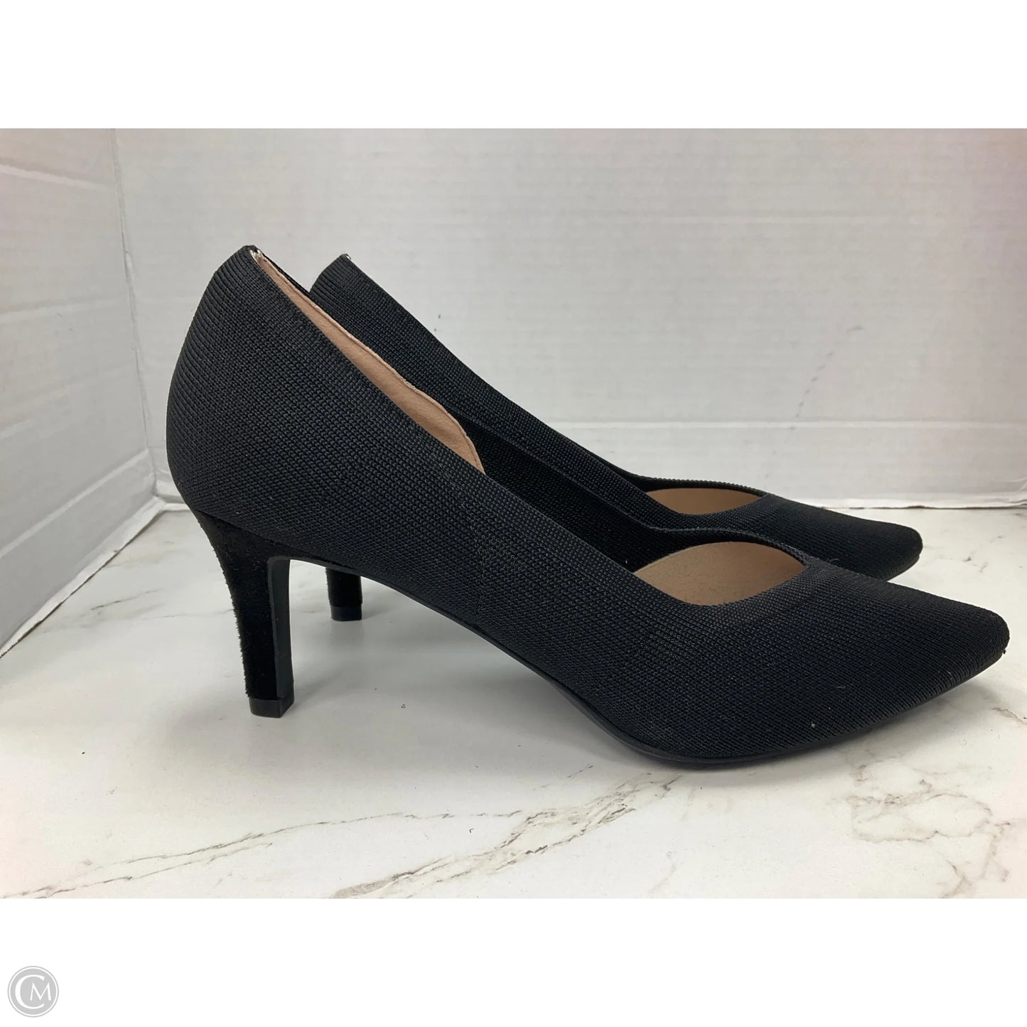 Shoes Heels Kitten By Mia In Black, Size: 6.5