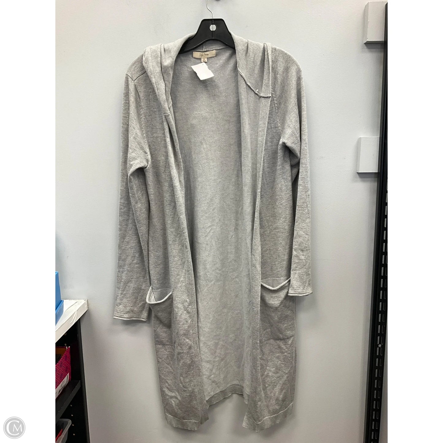 Cardigan By Peyton Primrose In Grey, Size: S