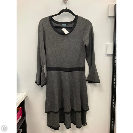 Dress Casual Midi By Clothes Mentor In Grey, Size: M