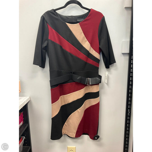 Dress Casual Midi By Connected Apparel In Multi-colored, Size: 14