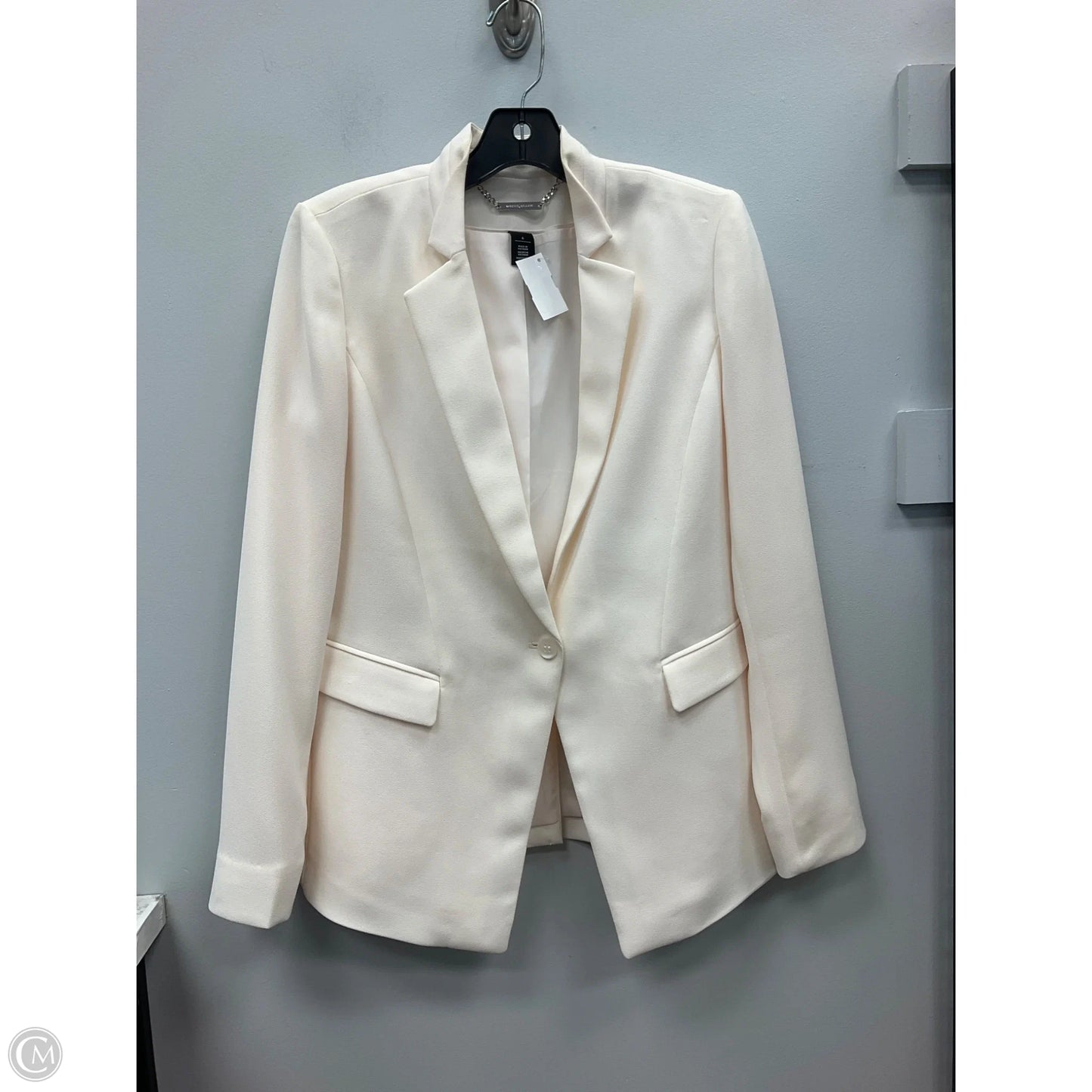 Blazer By White House Black Market In Cream, Size: 6