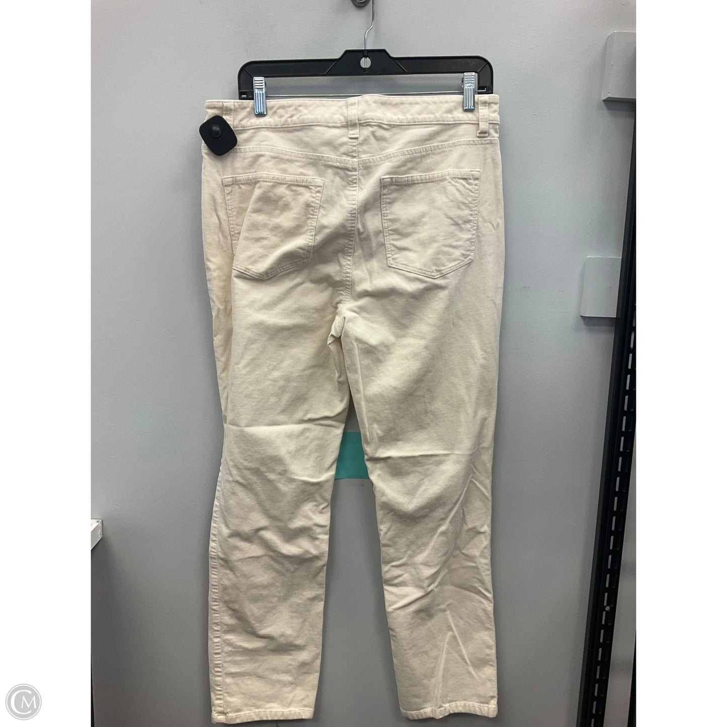 Pants Corduroy By Talbots In Cream, Size: 12p