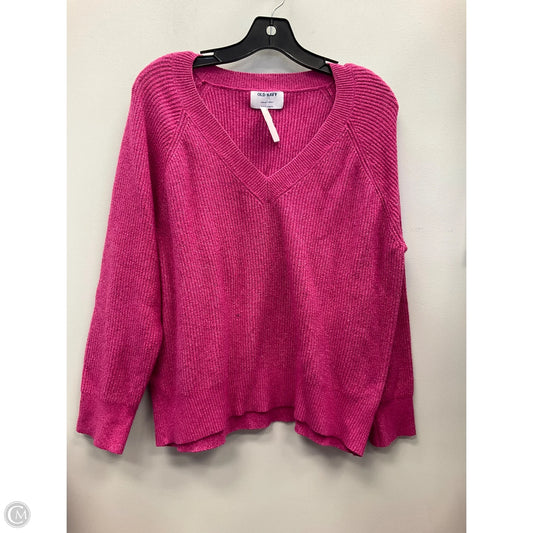 Sweater By Old Navy In Pink, Size: L