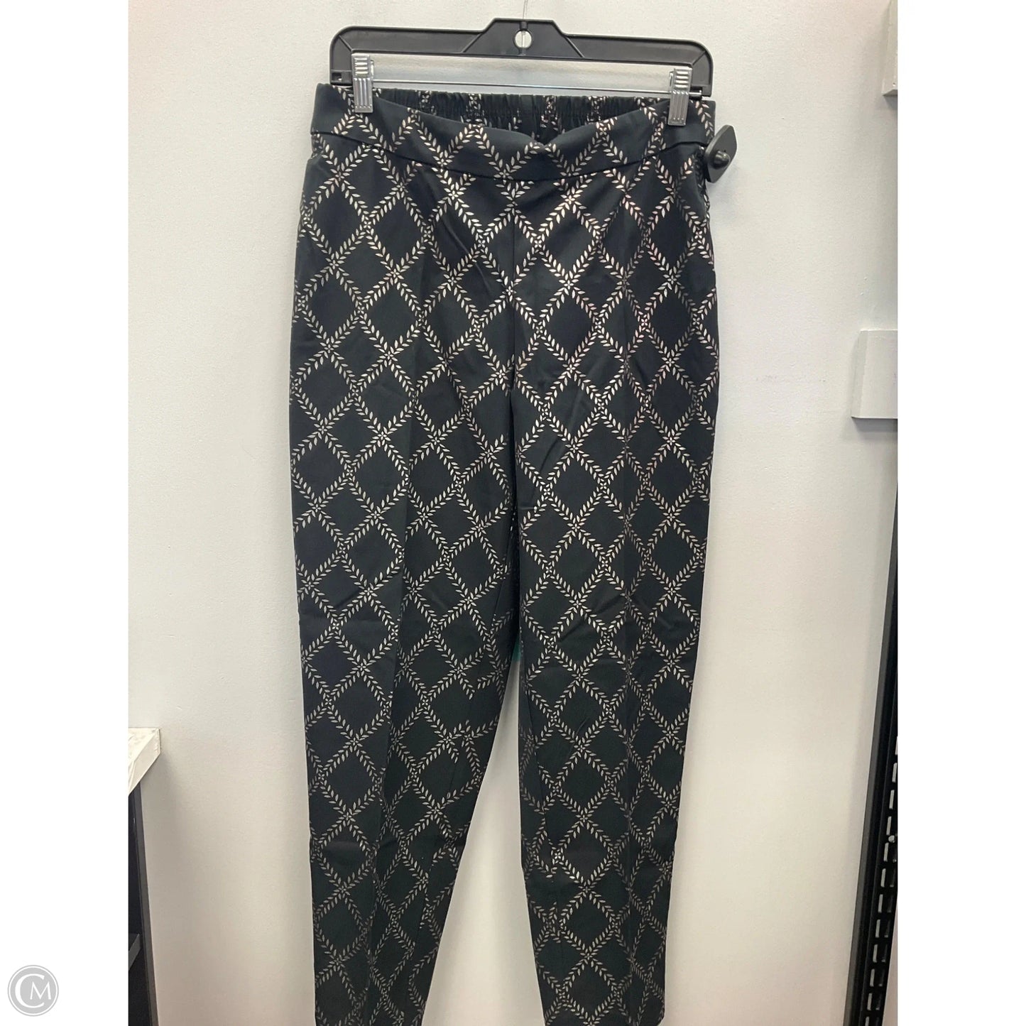 Pants Other By Isaac Mizrahi Live Qvc In Black & Silver, Size: 10