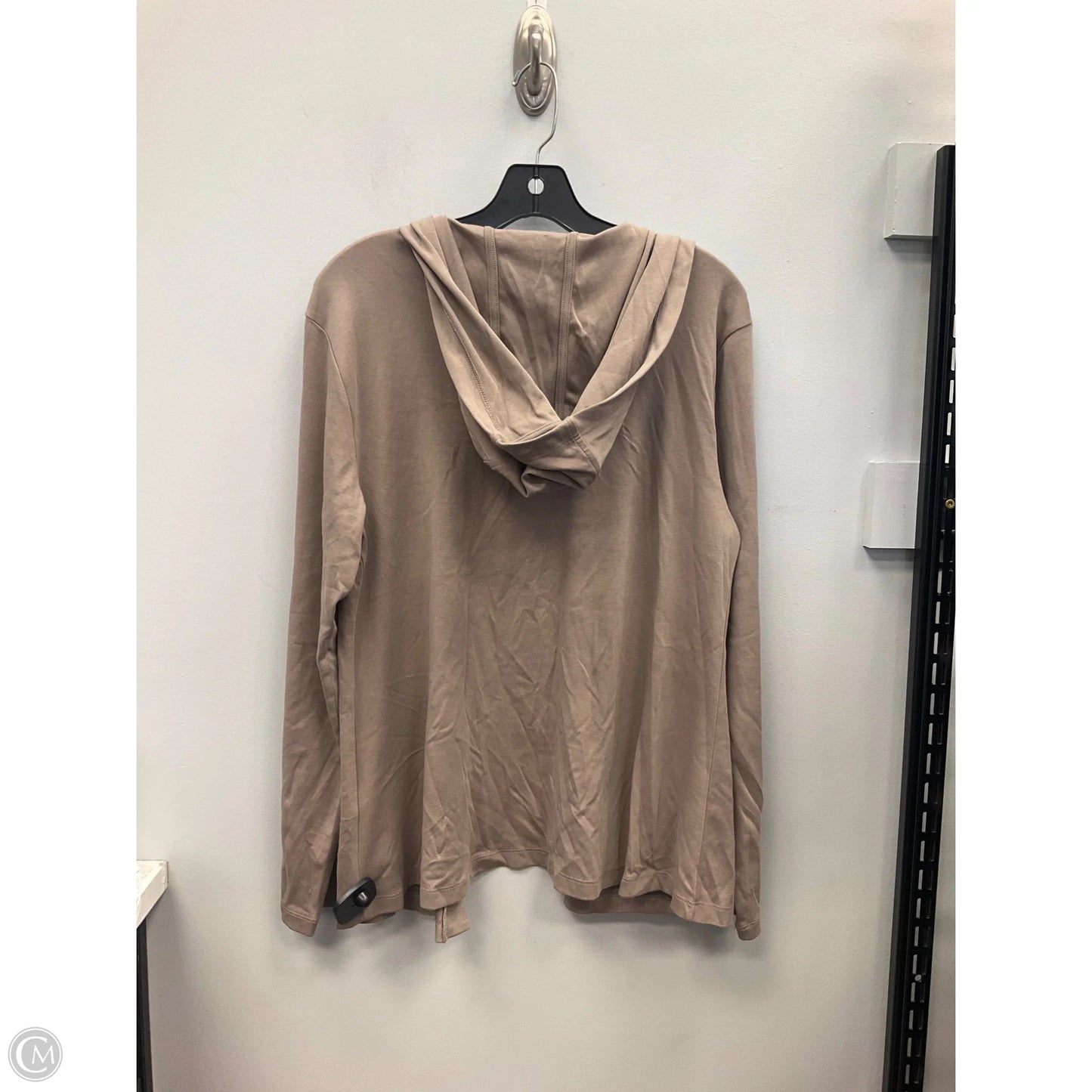 Cardigan By Isaac Mizrahi Live Qvc In Taupe, Size: M