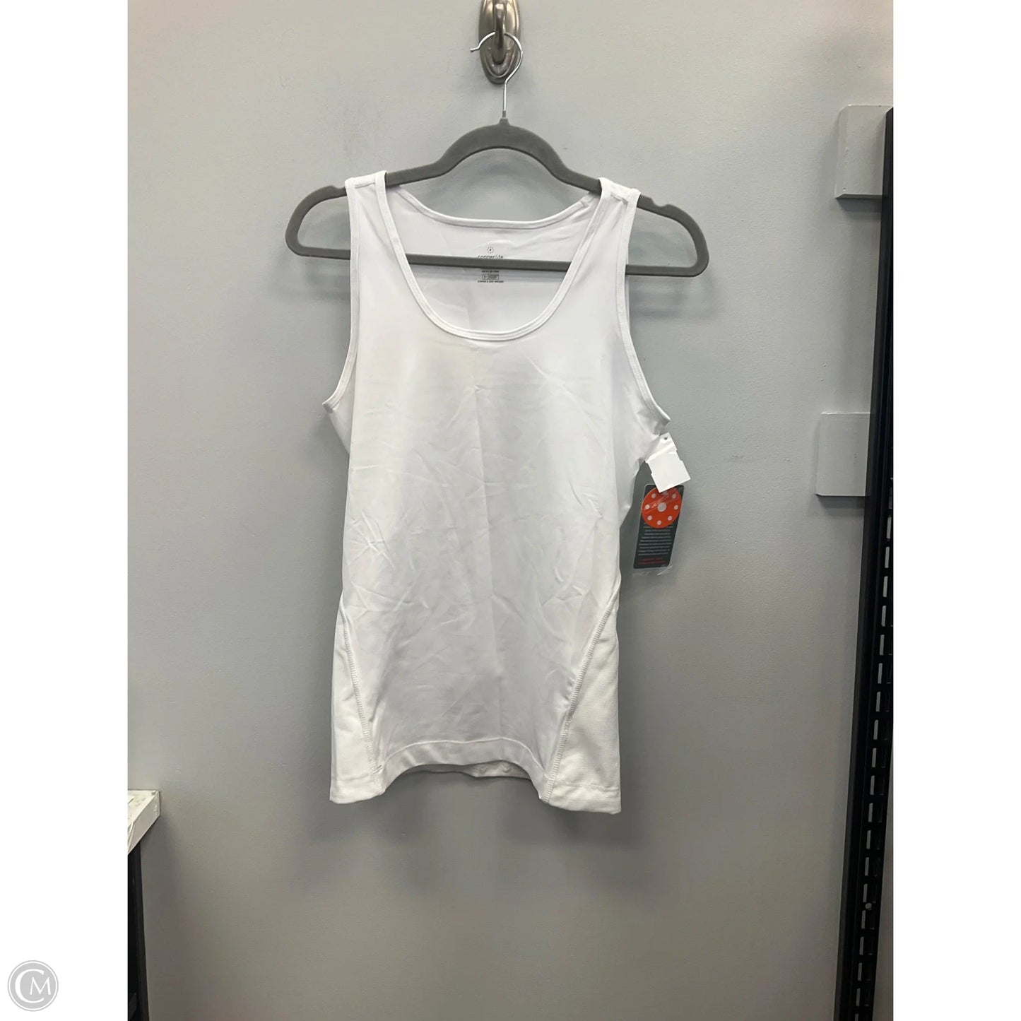 Athletic Tank Top By Cmc In White, Size: L