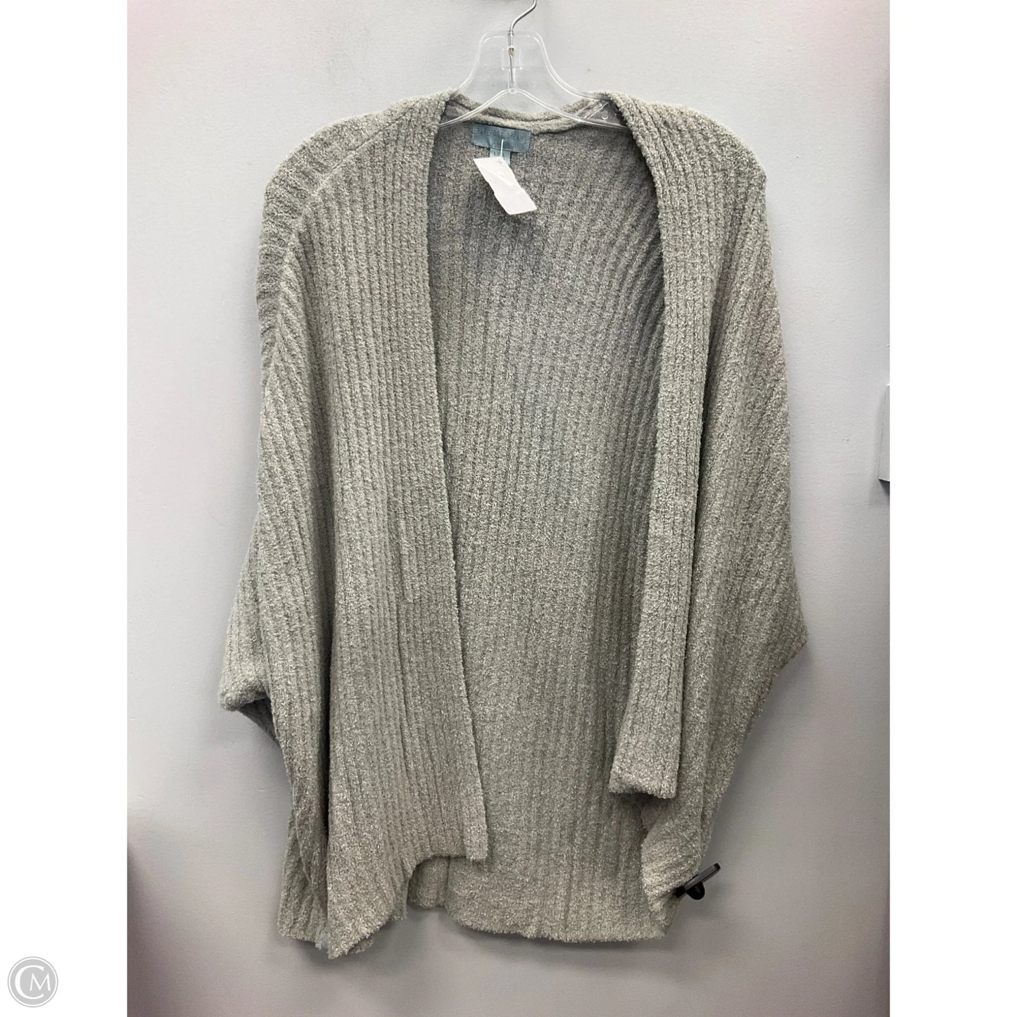 Sweater Cardigan By Barefoot Dreams In Grey, Size: L