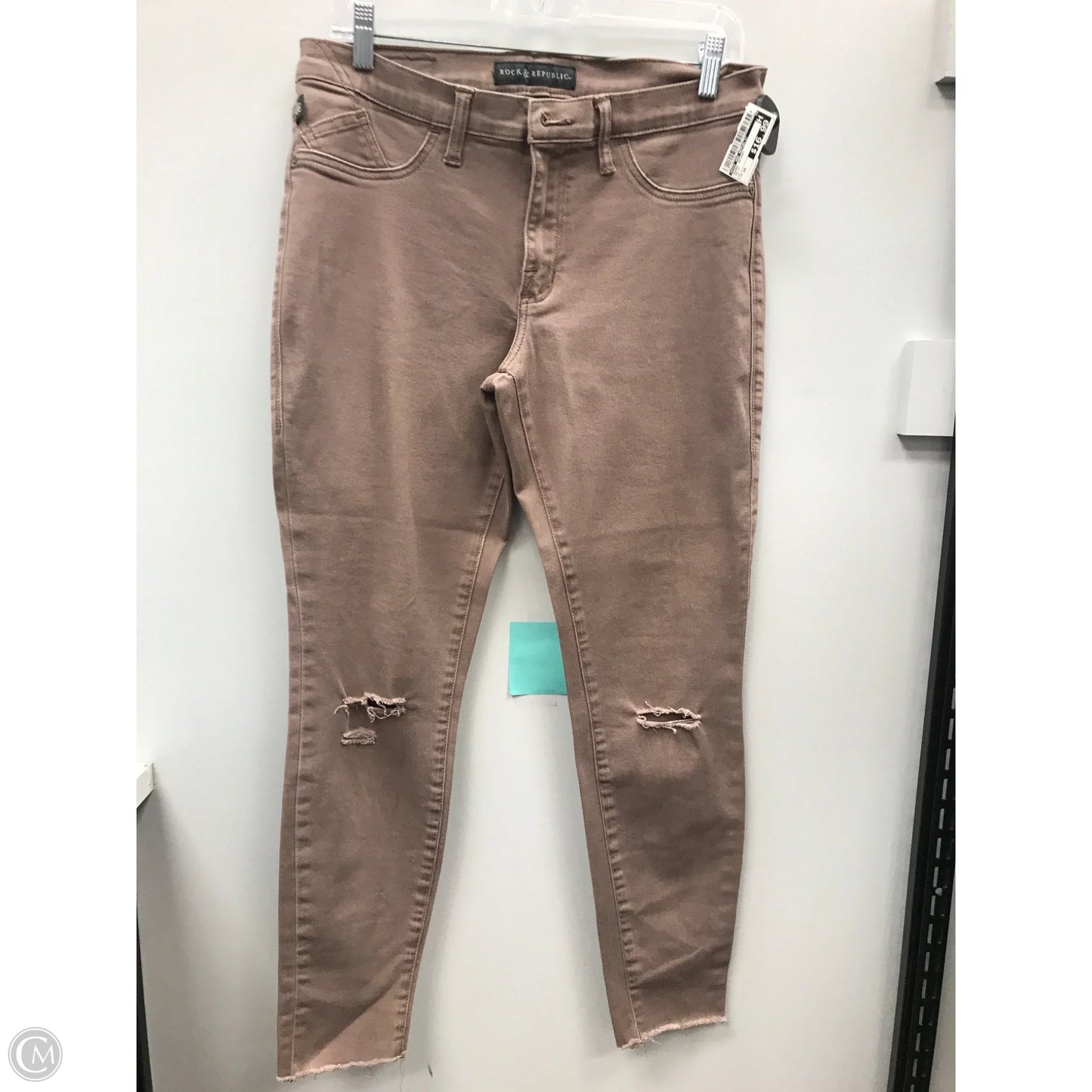 Jeans Skinny By Rock And Republic In Mauve, Size: 10