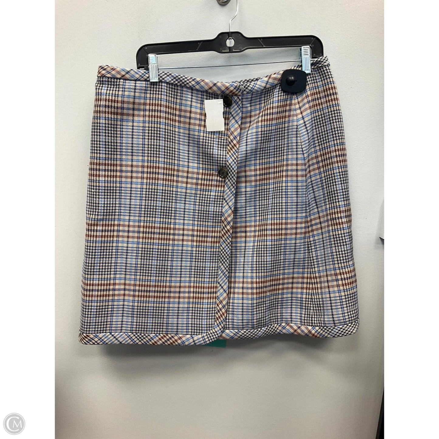 Skirt Mini & Short By Talbots In Plaid Pattern, Size: 14