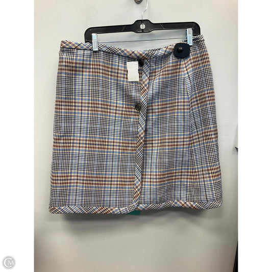 Skirt Mini & Short By Talbots In Plaid Pattern, Size: 14