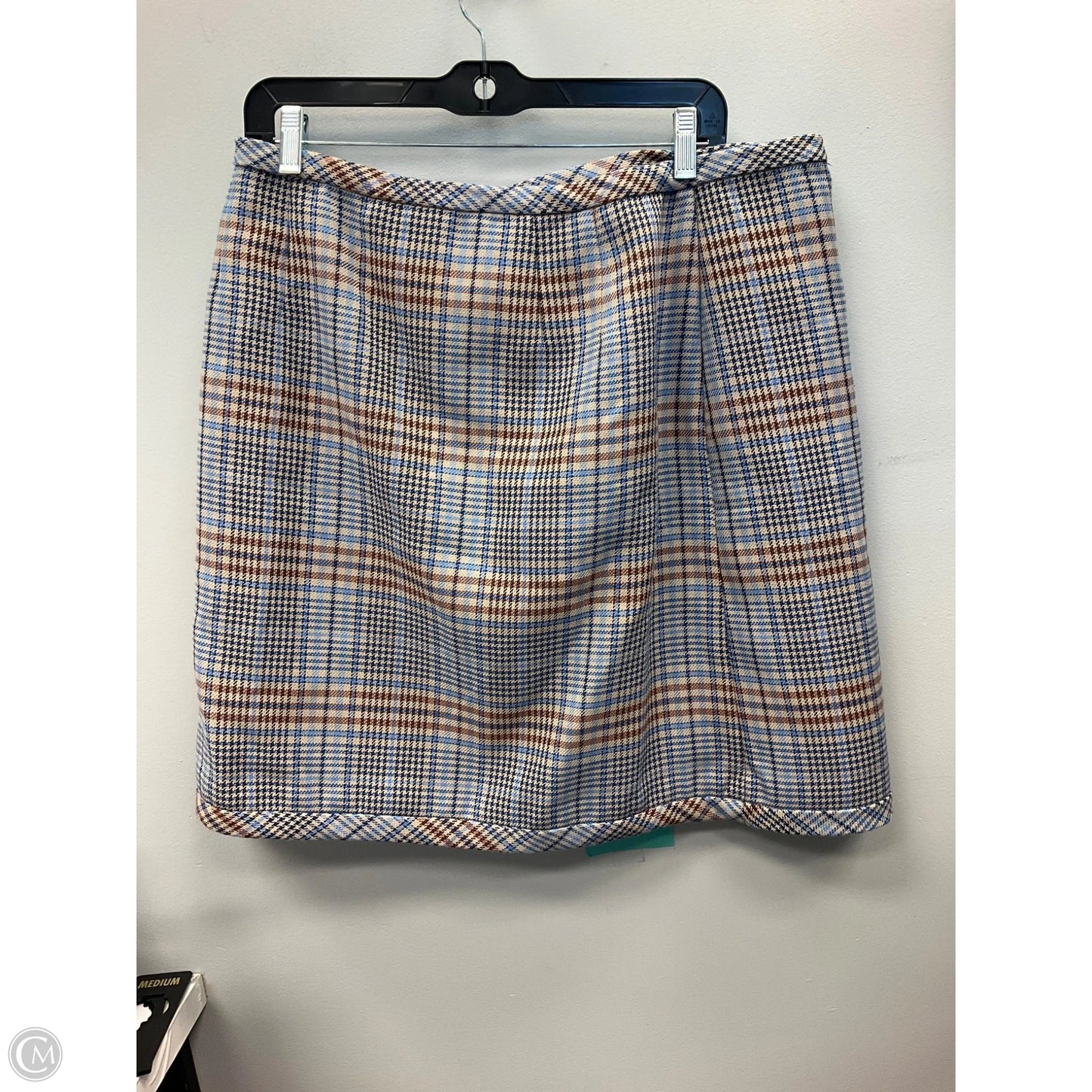 Skirt Mini & Short By Talbots In Plaid Pattern, Size: 14