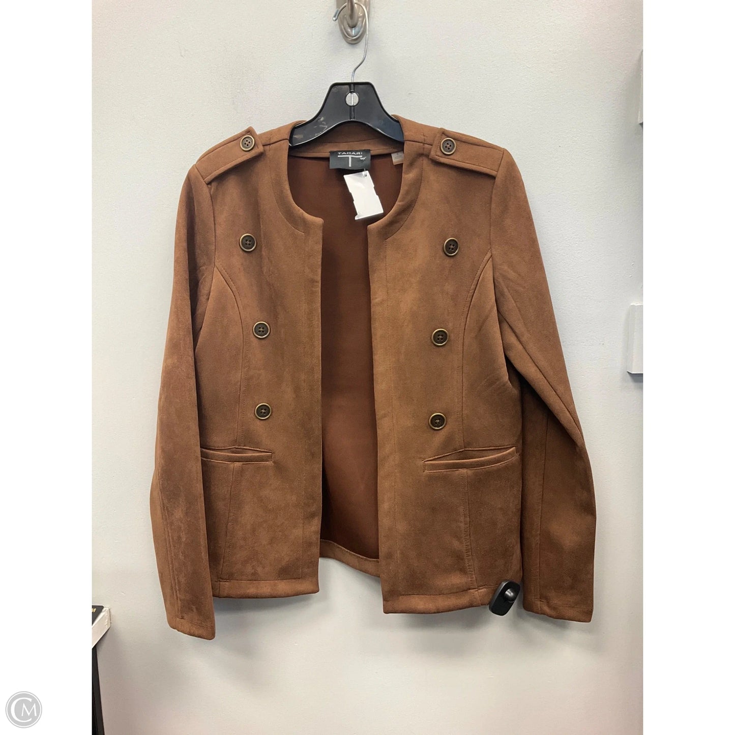 Jacket Other By Tahari In Brown, Size: 6