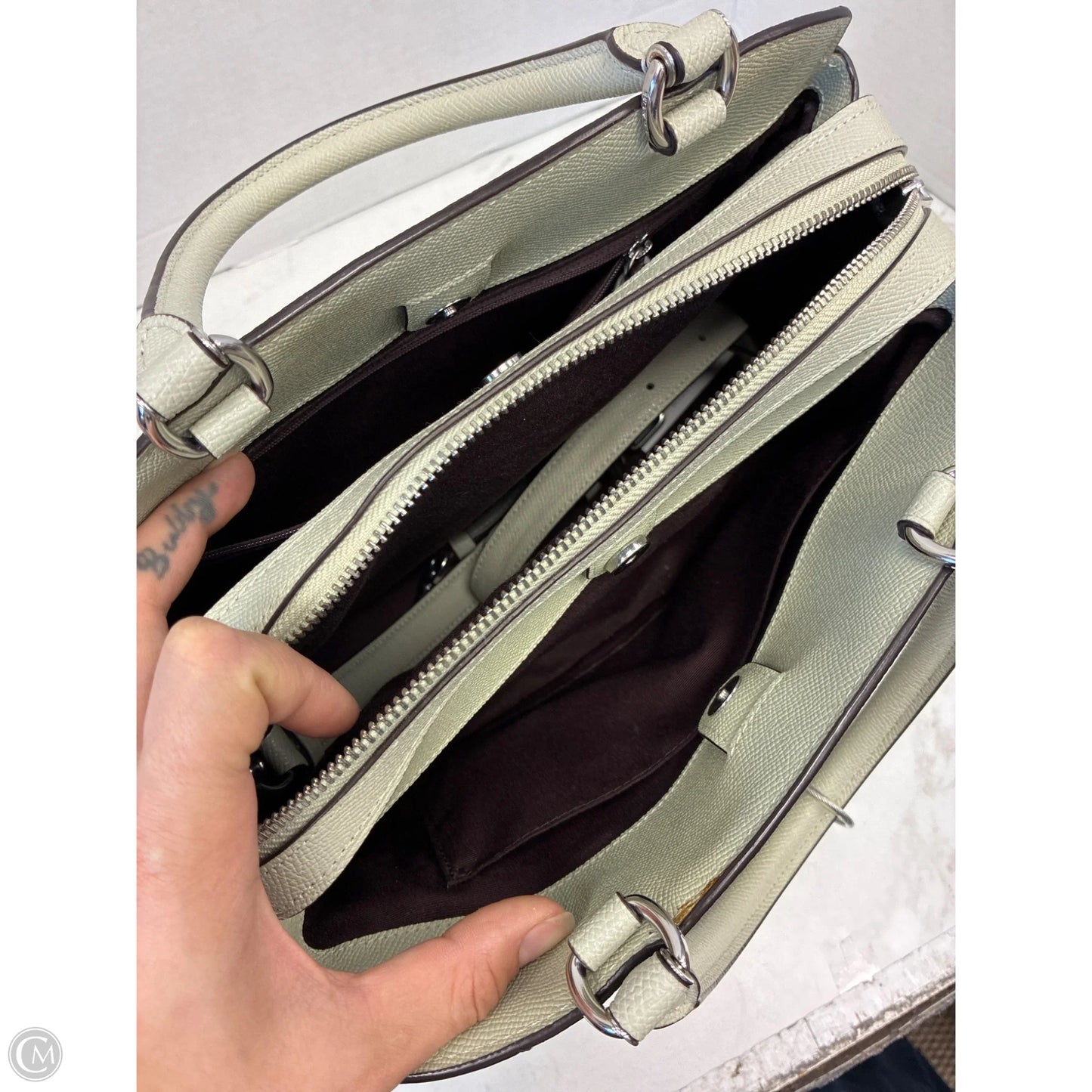 Handbag Designer By Coach, Size: Large