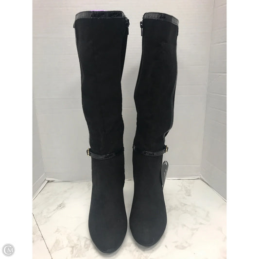 Boots Knee Heels By Jones New York In Black, Size: 7.5