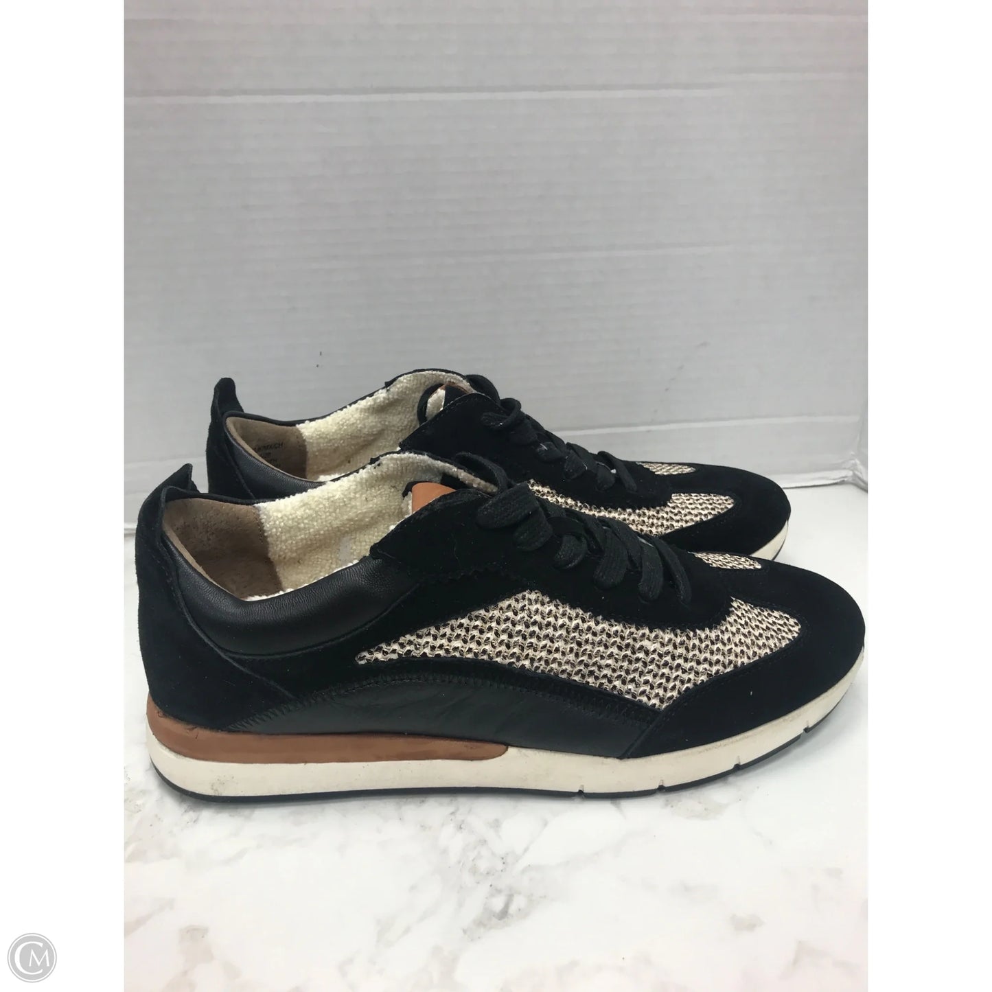 Shoes Sneakers By Gentle Souls In Black & Cream, Size: 11