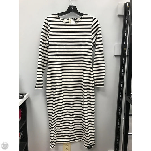 Dress Casual Midi By J. Crew In Striped Pattern, Size: 6