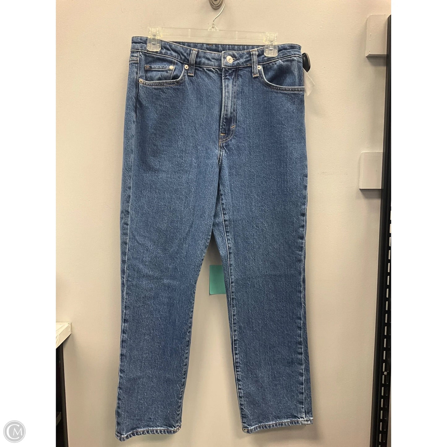 Jeans Straight By &denim In Blue Denim, Size: 8