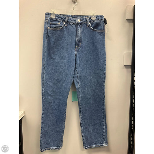 Jeans Straight By &denim In Blue Denim, Size: 8