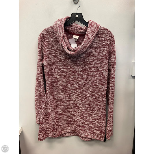 Sweater By Merona In Red & White, Size: S