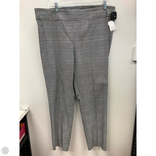 Pants Leggings By Counterparts In Plaid Pattern, Size: 16