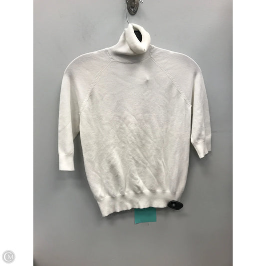 Top Short Sleeve By Zara In Cream, Size: S