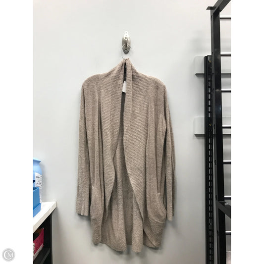 Sweater Cardigan By Barefoot Dreams In Taupe, Size: S