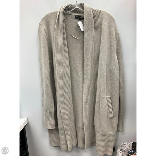 Sweater Cardigan Cashmere By Banana Republic In Taupe, Size: M