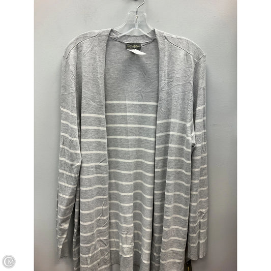 Cardigan By Style And Company In Grey & White, Size: Xl