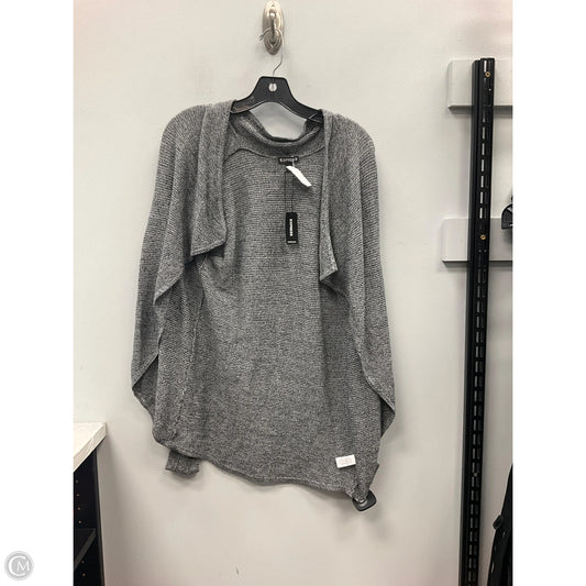 Cardigan By Express In Black & White, Size: M