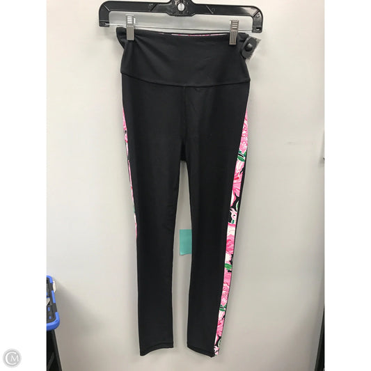 Pants Designer By Lilly Pulitzer In Black & Pink, Size: Xs
