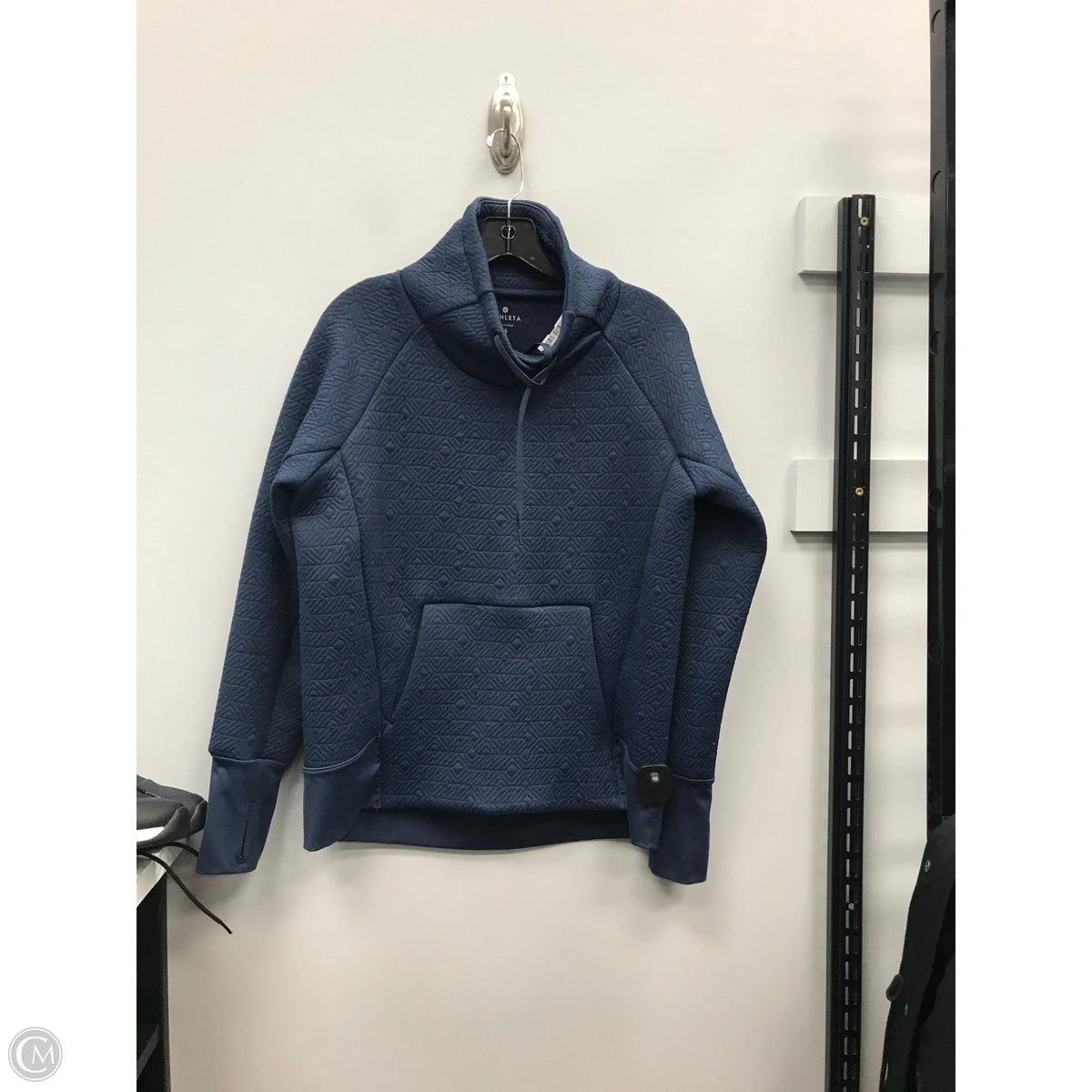 Sweatshirt Collar By Athleta In Navy, Size: S