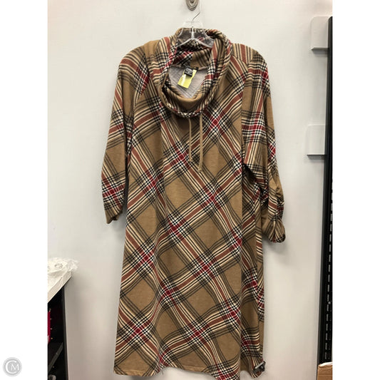 Dress Casual Short By Robert Louis In Plaid Pattern, Size: 2x