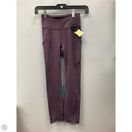 Athletic Leggings By Lululemon In Purple, Size: 0
