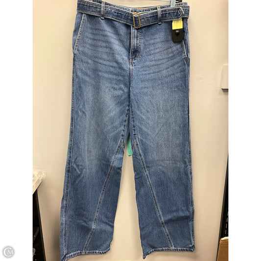 Jeans Wide Leg By Loft In Blue Denim, Size: 2