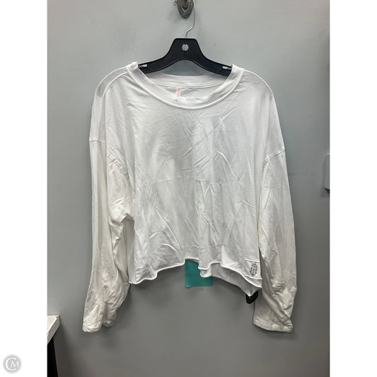 Top Long Sleeve By Free People In White, Size: M