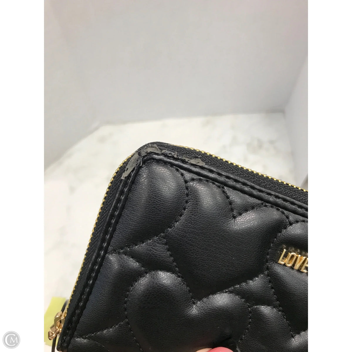 Wallet By Love Moschino, Size: Large