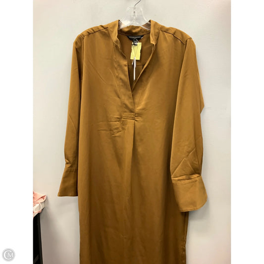 Dress Casual Maxi By Banana Republic In Tan, Size: Xs