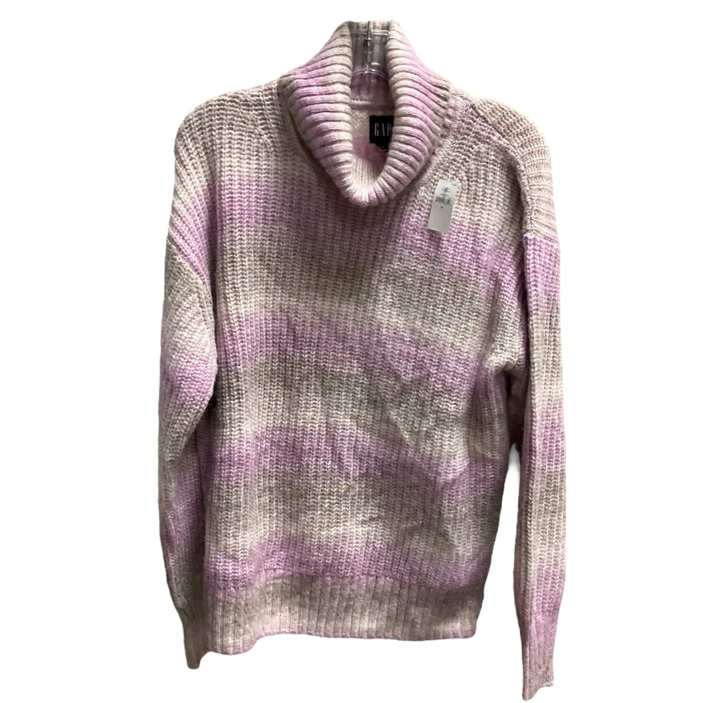 Sweater By Gap In Pink & Tan, Size: M