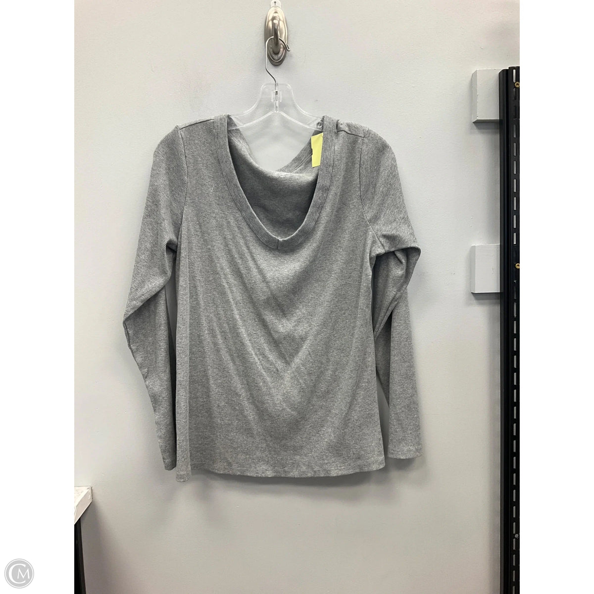 Top Long Sleeve Basic By Sonoma In Grey, Size: Xl