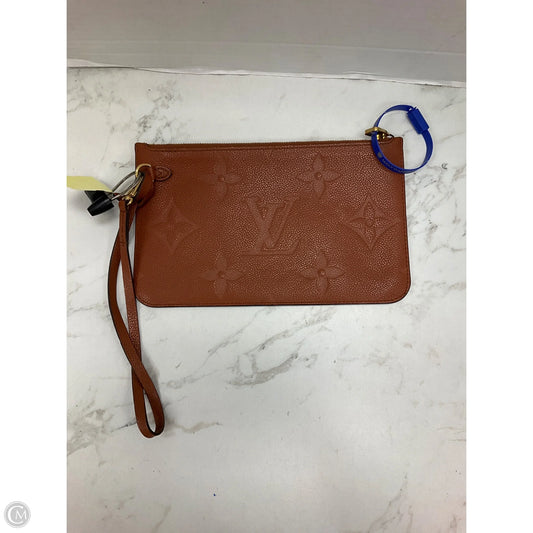 Wristlet Luxury Designer By Louis Vuitton, Size: Large