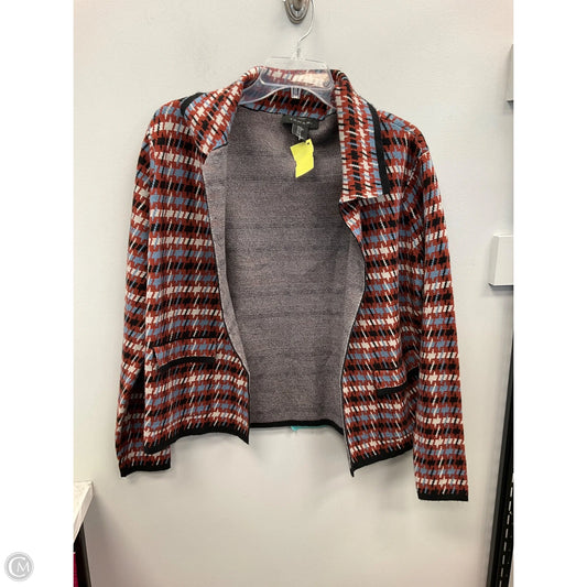 Sweater Cardigan By Tahari In Multi-colored, Size: M