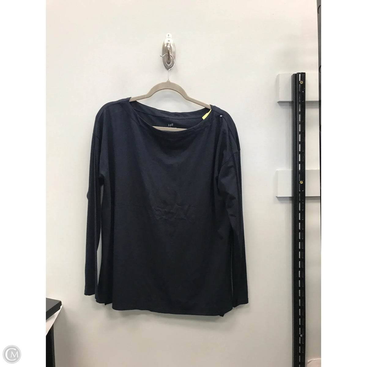 Top Long Sleeve Basic By J. Jill In Navy, Size: Mp